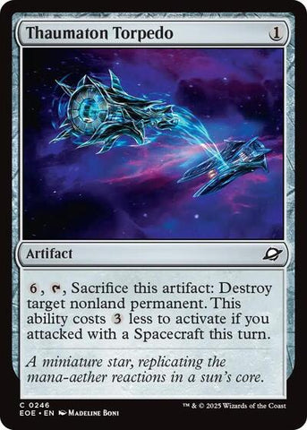 Thaumaton Torpedo (Edge of Eternities) Near Mint Foil