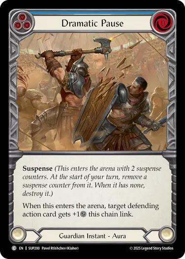 Dramatic Pause (Blue) (Super Slam) Near Mint