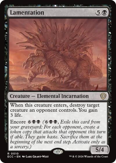 Lamentation (Commander: Lorwyn Eclipsed) Near Mint