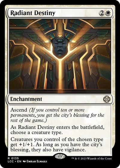 Radiant Destiny (Commander: The Lost Caverns of Ixalan) Near Mint