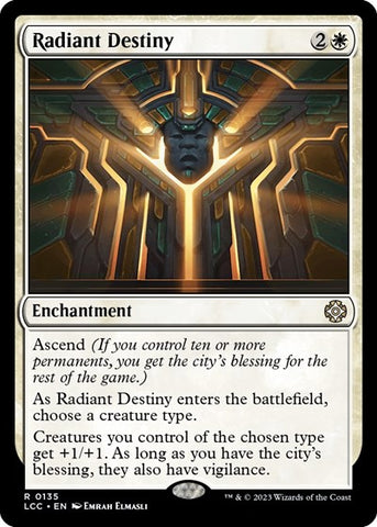 Radiant Destiny (Commander: The Lost Caverns of Ixalan) Near Mint