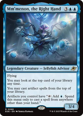 Mm'menon, the Right Hand (Edge of Eternities) Near Mint Foil