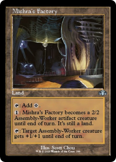 Mishra's Factory (Retro Frame) (Dominaria Remastered) Near Mint