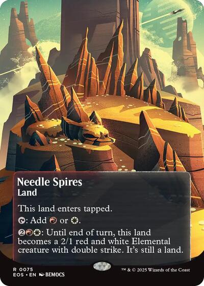 Needle Spires (0075) (Borderless) (Stellar Sights) Near Mint