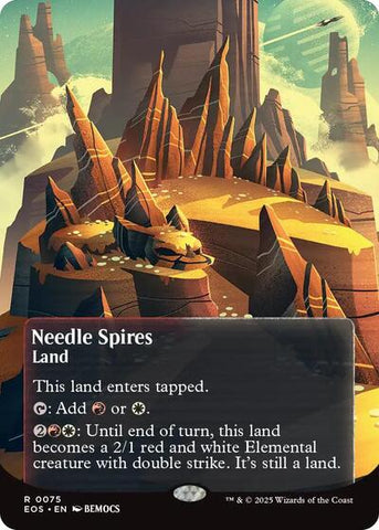 Needle Spires (0075) (Borderless) (Stellar Sights) Near Mint