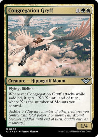 Congregation Gryff (Outlaws of Thunder Junction) Near Mint