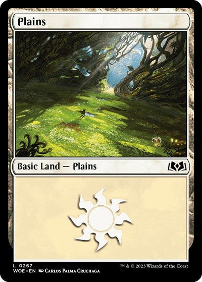 Plains (0267) (Wilds of Eldraine) Near Mint Foil