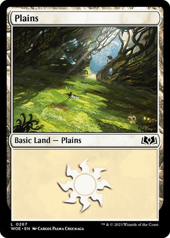 Plains (0267) (Wilds of Eldraine) Near Mint Foil