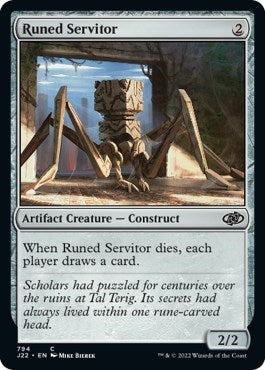 Runed Servitor (Jumpstart 2022) Near Mint