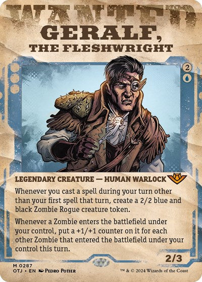 Geralf, the Fleshwright (Showcase) (Outlaws of Thunder Junction) Near Mint