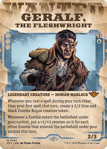 Geralf, the Fleshwright (Showcase) (Outlaws of Thunder Junction) Near Mint