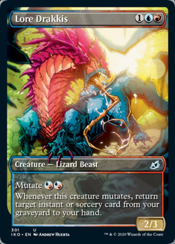 Lore Drakkis (Showcase) (Ikoria: Lair of Behemoths) Near Mint