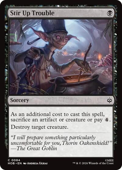 Stir Up Trouble (The Hobbit) Near Mint Foil