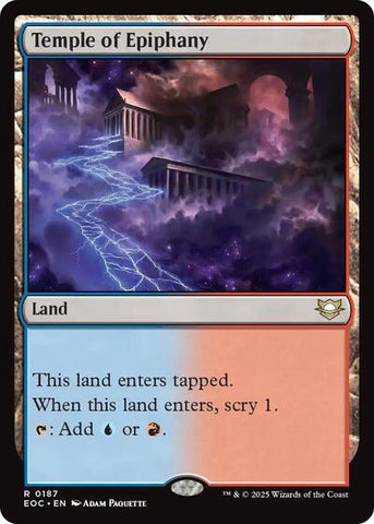 Temple of Epiphany (Commander: Edge of Eternities) Near Mint