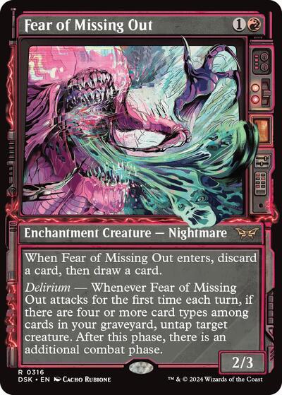 Fear of Missing Out (Showcase) (Duskmourn: House of Horror) Near Mint