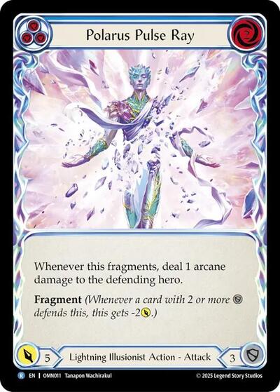 Polarus Pulse Ray (Blue) (Omens of the Third Age) Near Mint Foil