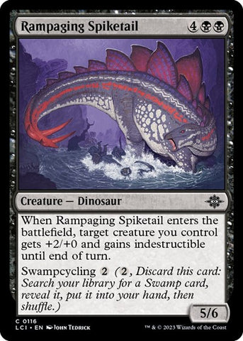 Rampaging Spiketail (The Lost Caverns of Ixalan) Near Mint Foil
