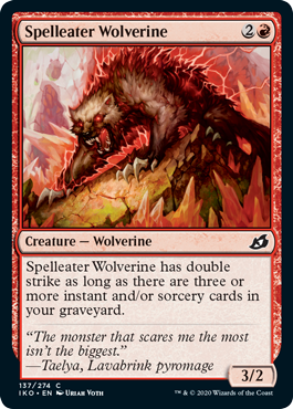 Spelleater Wolverine (Ikoria: Lair of Behemoths) Near Mint Foil