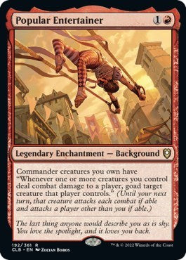 Popular Entertainer (Commander Legends: Battle for Baldur's Gate) Near Mint Foil