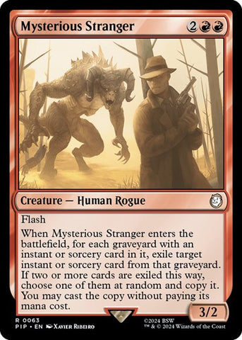 Mysterious Stranger (Universes Beyond: Fallout) Near Mint