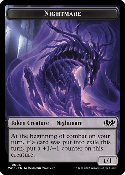 Nightmare Token (Wilds of Eldraine) Near Mint