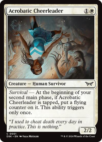 Acrobatic Cheerleader (Duskmourn: House of Horror) Near Mint
