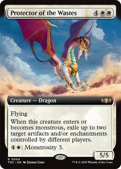 Protector of the Wastes (Extended Art) (Commander: Tarkir: Dragonstorm) Near Mint
