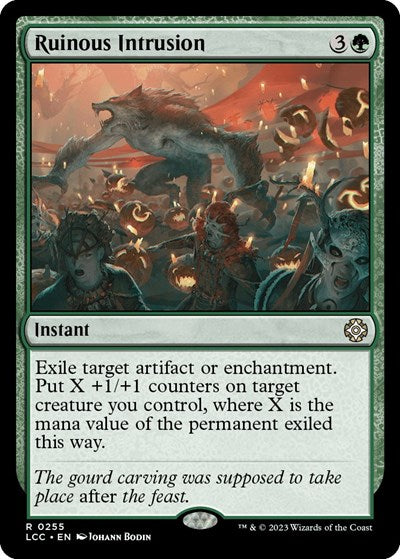 Ruinous Intrusion (Commander: The Lost Caverns of Ixalan) Near Mint