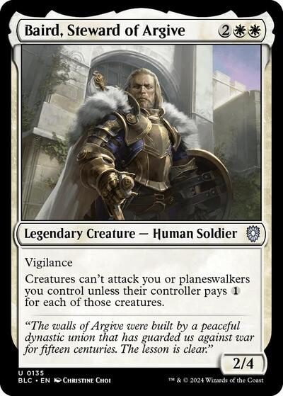 Baird, Steward of Argive (Commander: Bloomburrow) Near Mint