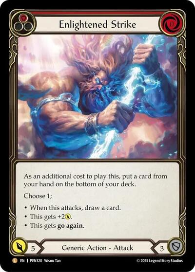 Enlightened Strike (Compendium of Rathe) Near Mint