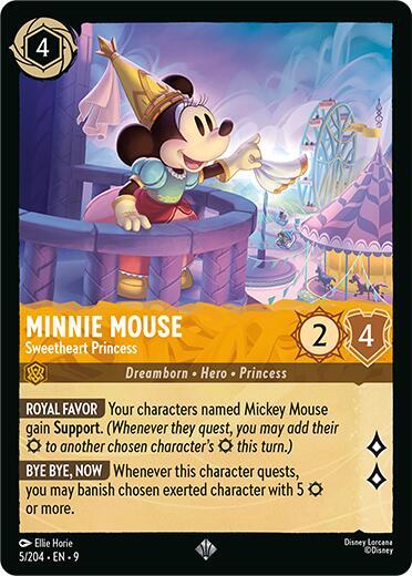 Minnie Mouse - Sweetheart Princess (Fabled) Near Mint