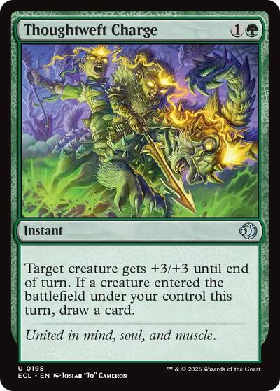 Thoughtweft Charge (Lorwyn Eclipsed) Near Mint