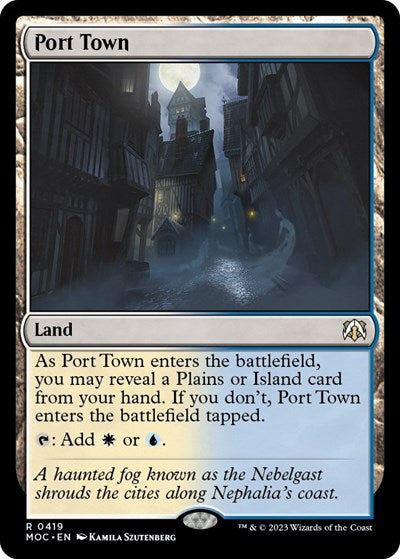 Port Town (Commander: March of the Machine) Near Mint