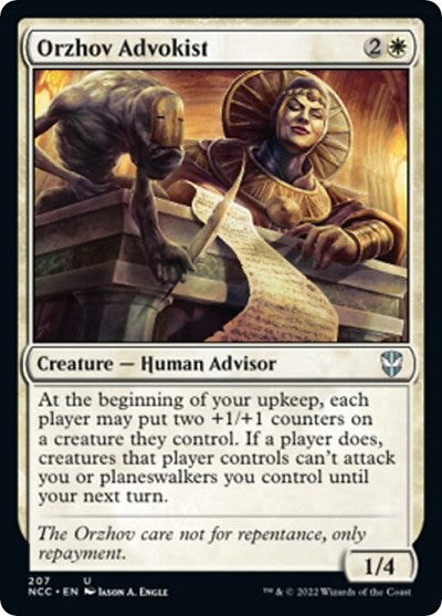 Orzhov Advokist (Commander: Streets of New Capenna) Near Mint
