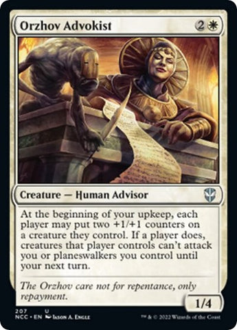 Orzhov Advokist (Commander: Streets of New Capenna) Near Mint
