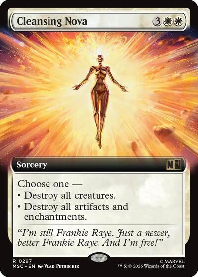 Cleansing Nova (Extended Art) (Commander: Marvel Super Heroes) Near Mint