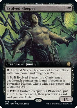 Evolved Sleeper (Extended Art) (Dominaria United) Near Mint Foil