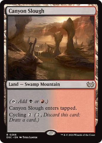 Canyon Slough (Commander: Duskmourn: House of Horror) Near Mint