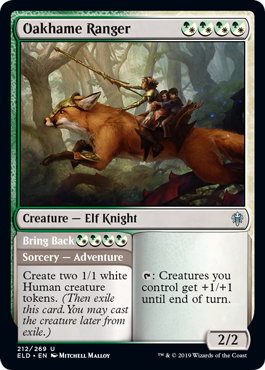 Oakhame Ranger (Throne of Eldraine) Near Mint Foil