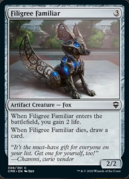 Filigree Familiar (Commander Legends) Near Mint