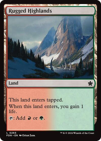 Rugged Highlands (Foundations) Near Mint