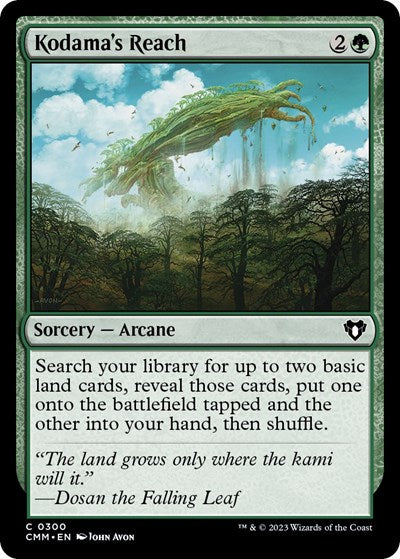Kodama's Reach (Commander Masters) Near Mint Foil