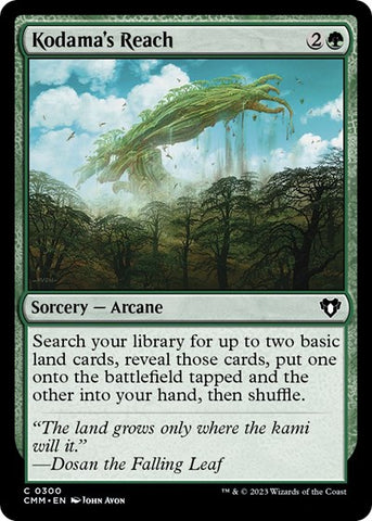 Kodama's Reach (Commander Masters) Near Mint Foil