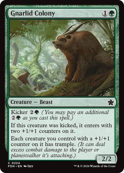 Gnarlid Colony (Foundations) Light Play Foil