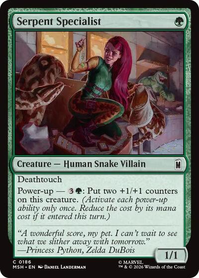 Serpent Specialist (Marvel Super Heroes) Near Mint Foil