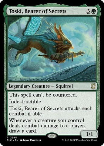 Toski, Bearer of Secrets (Commander: Bloomburrow) Near Mint