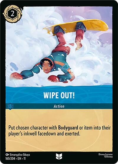 Wipe Out! (Winterspell) Near Mint Cold Foil