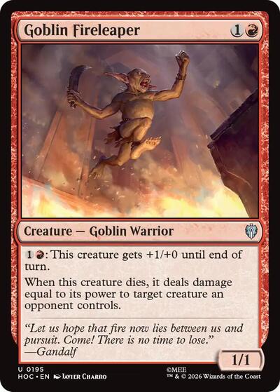Goblin Fireleaper (The Hobbit: Eternal-Legal) Near Mint