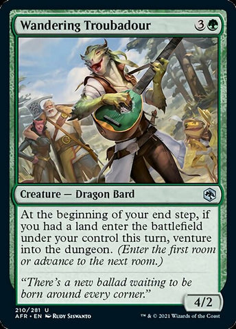 Wandering Troubadour (Adventures in the Forgotten Realms) Near Mint