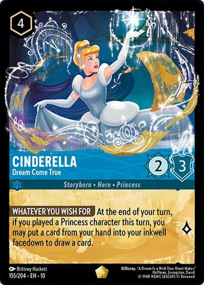 Cinderella - Dream Come True (Whispers in the Well) Near Mint Cold Foil
